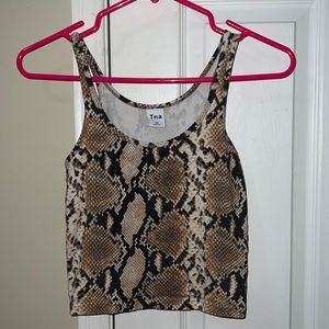 Tna Snakeskin Tank Top